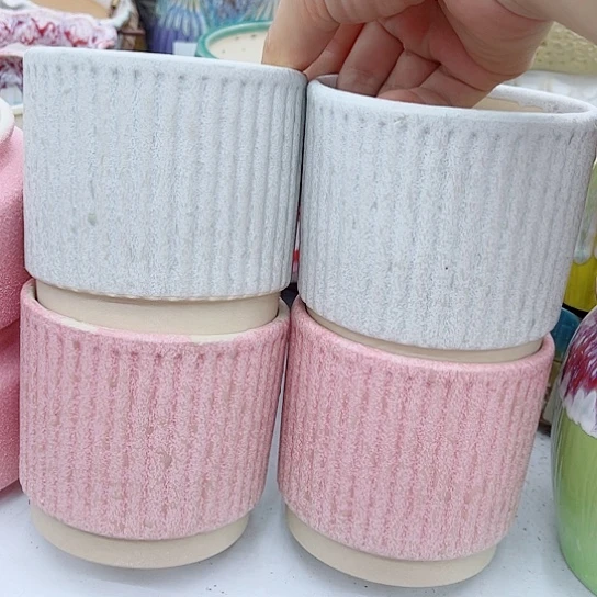 多肉绿植陶瓷花盆9.9包邮