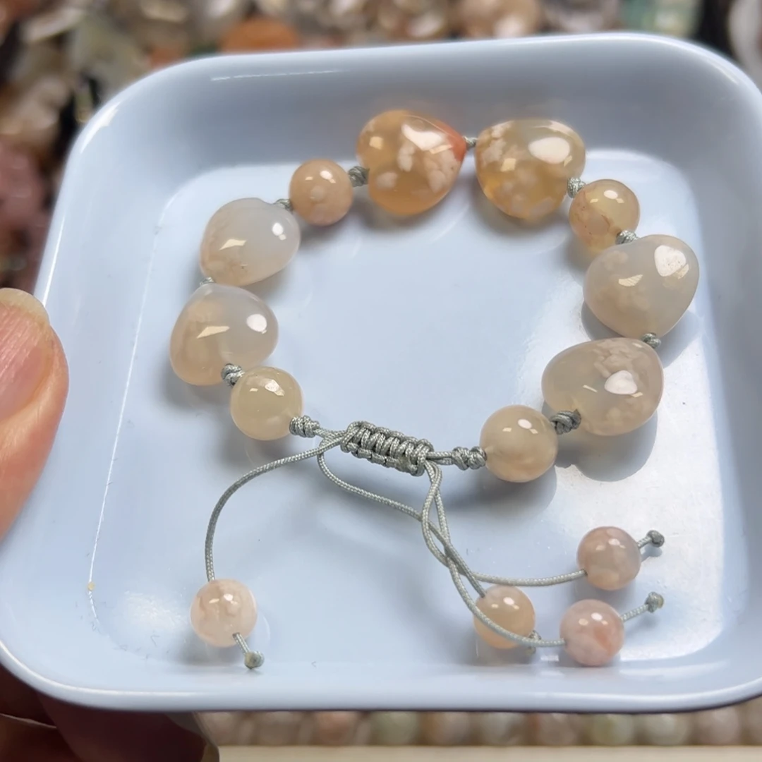 未镶嵌玛瑙/玉髓珠宝半成品