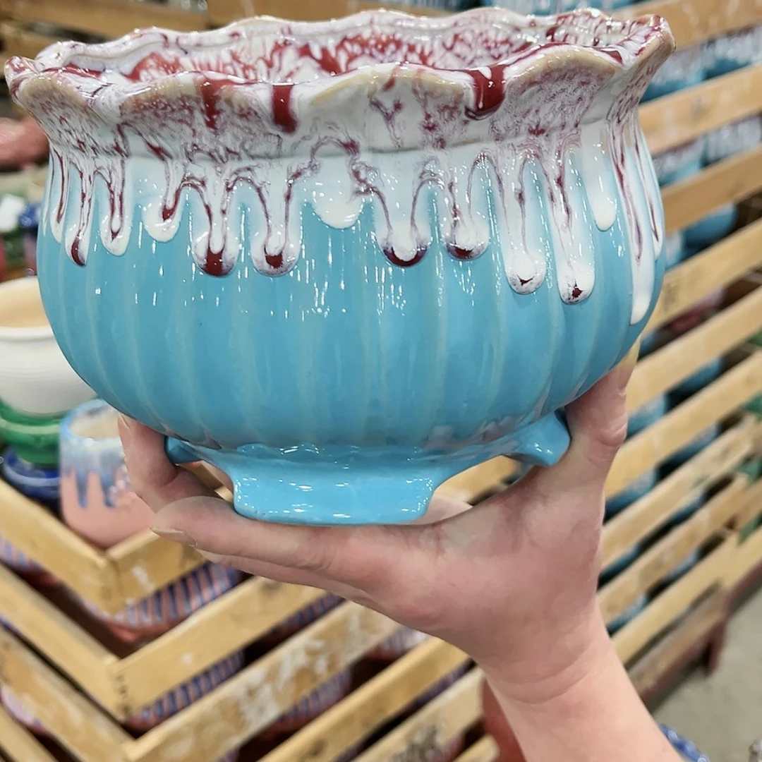 【闪购商品】陶瓷陶瓷多肉植物花盆