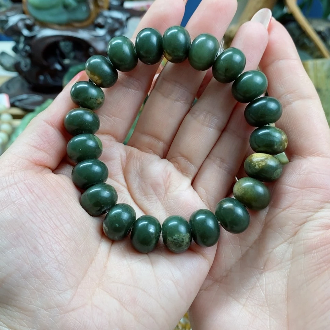 透闪石质玉手链未镶嵌