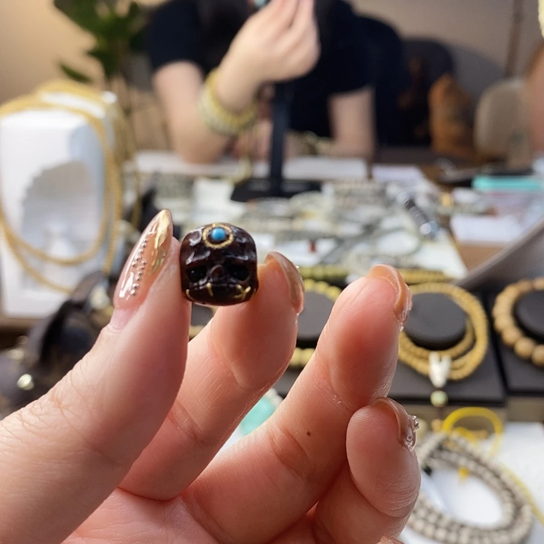 星月菩提手串不****?卡12黑金呆