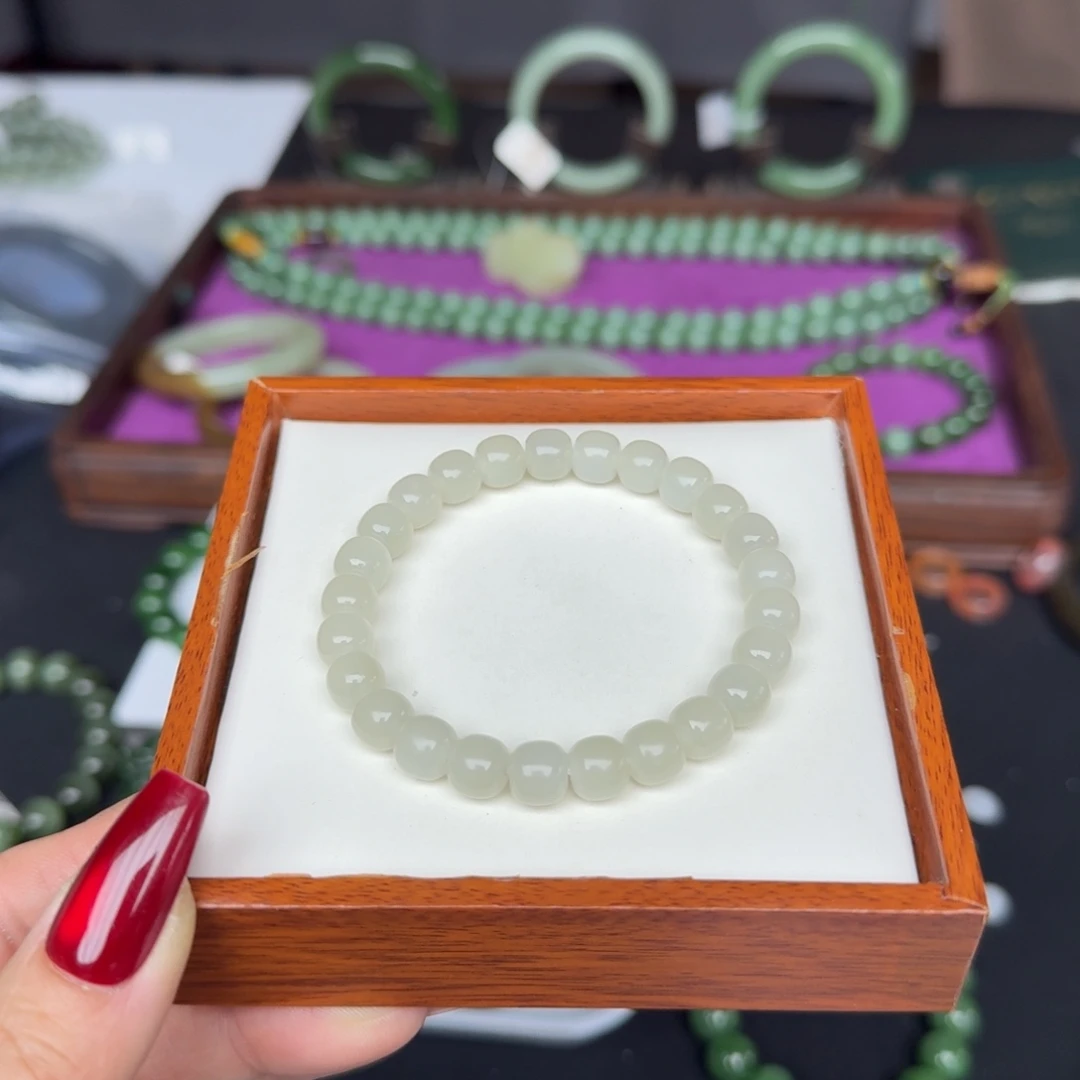 和田玉未镶嵌手链