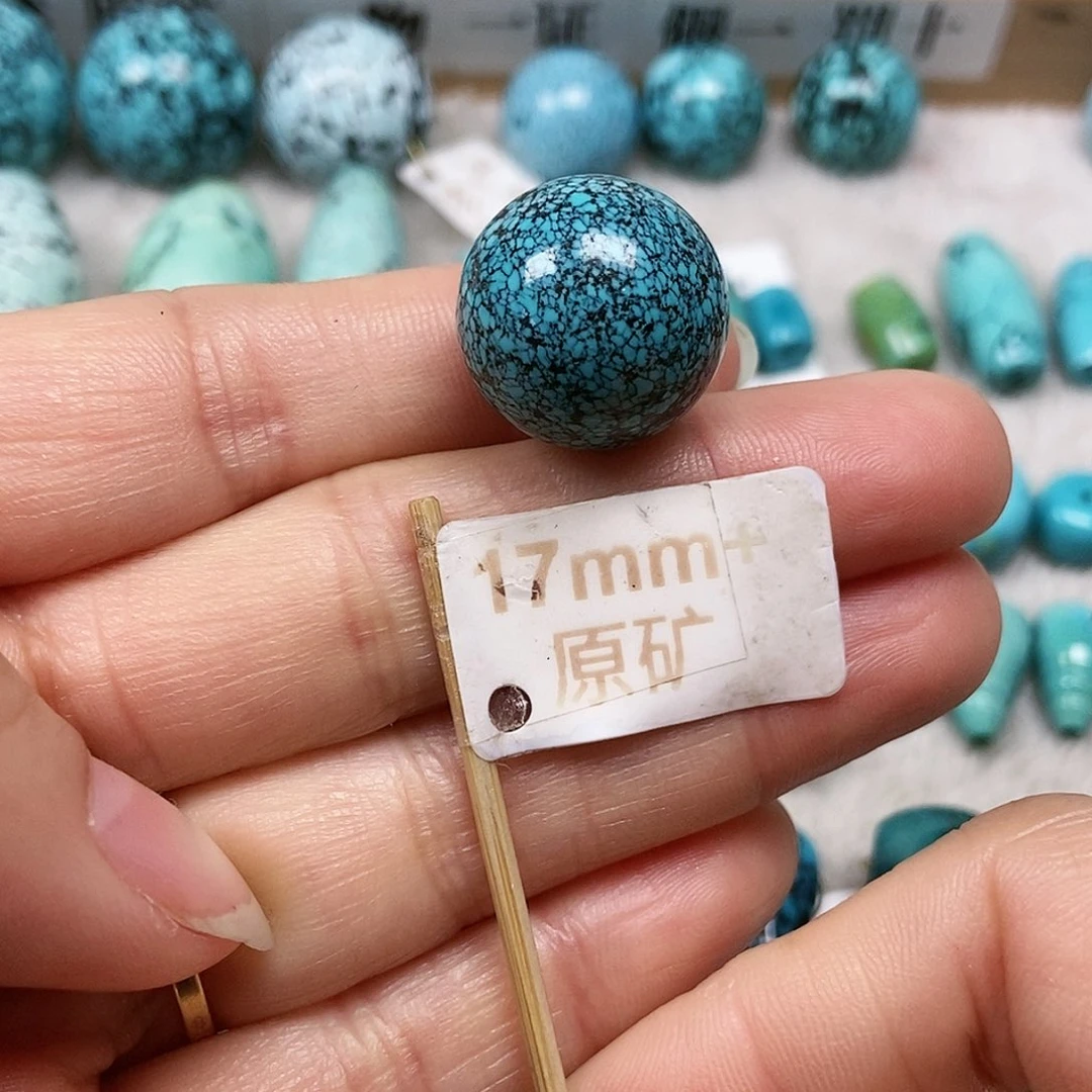 未镶嵌绿松石珠宝半成品