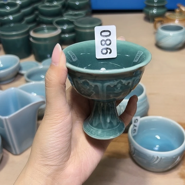 敲***吖小米茶器龙泉云间青瓷