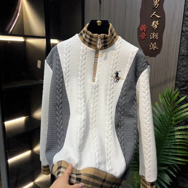 套装潮流卫衣男人常规款长袖套头款秋季套头刺绣秋冬