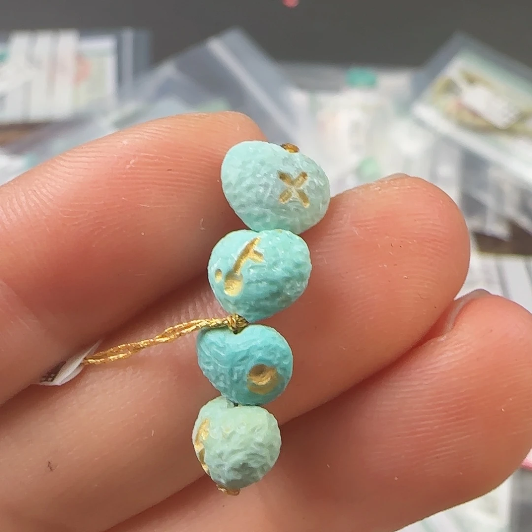 绿松石珠宝半成品未镶嵌