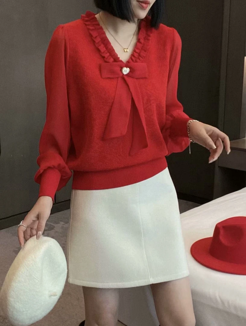 〖铃铛精选〗蝴蝶提花高货体恤