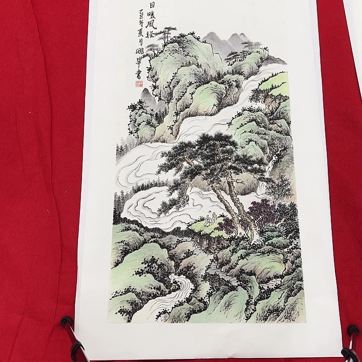 国画花鸟等图案和造型都非常