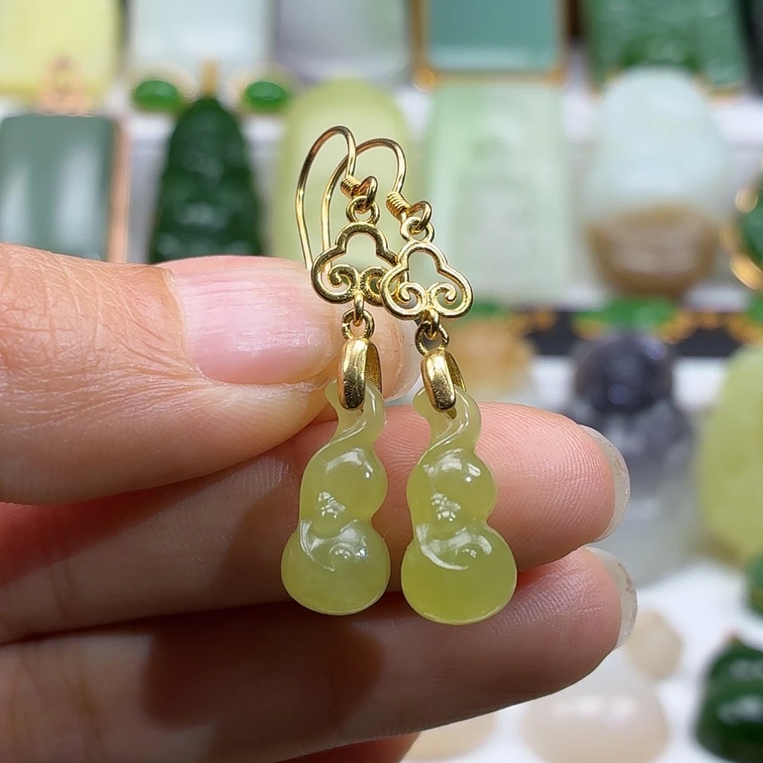 和田玉银S925镶嵌颈饰