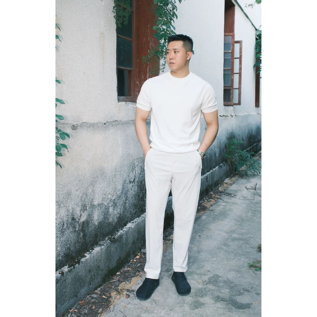 「DZ.Clean fit」清凉呼吸孔-"surge"轻量化软壳凉感直筒休闲裤