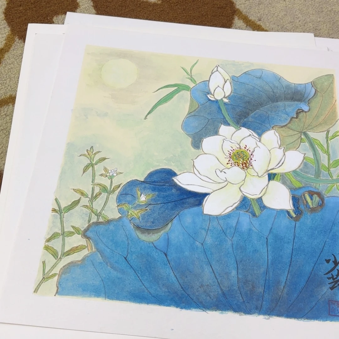 国画38-38卡纸作品艺