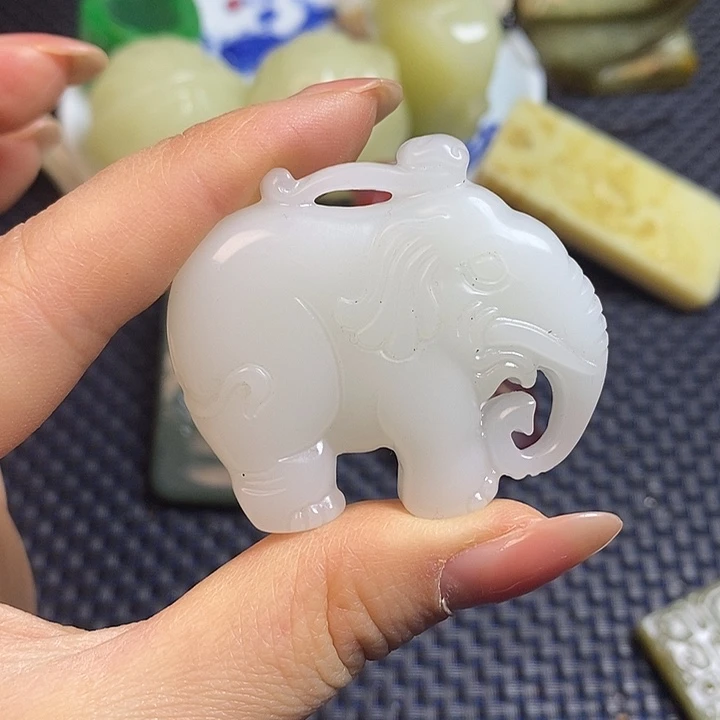 吊坠白玉菩提一一一一一一一一一