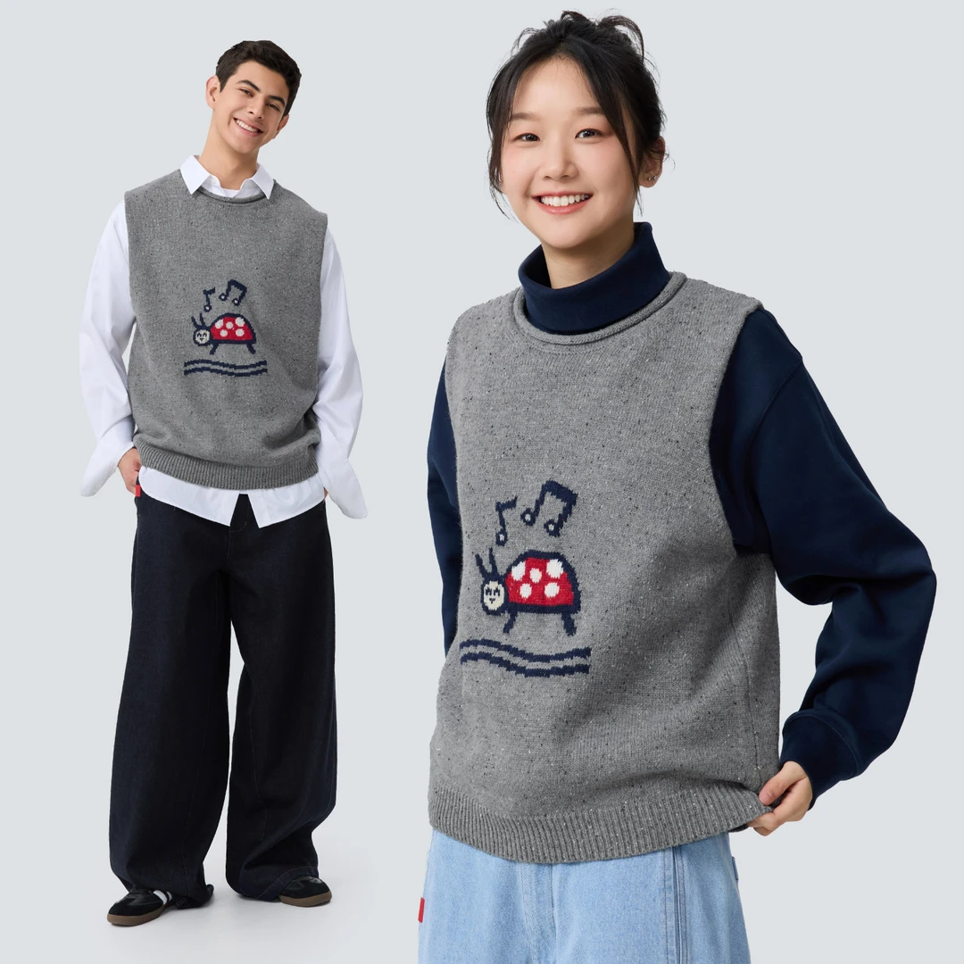 树树脆脆乐园瓢虫毛线马甲