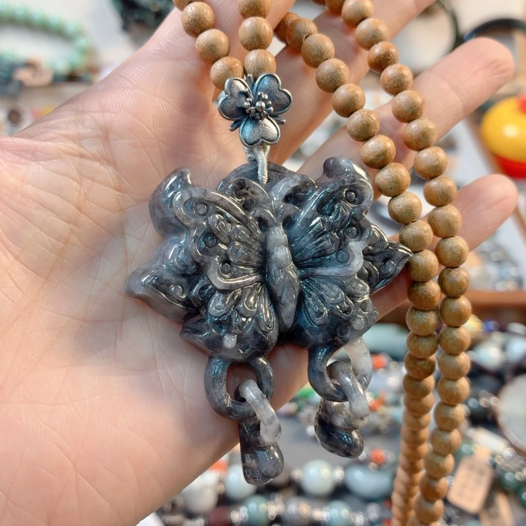 初****翡翠未镶嵌颈饰手串