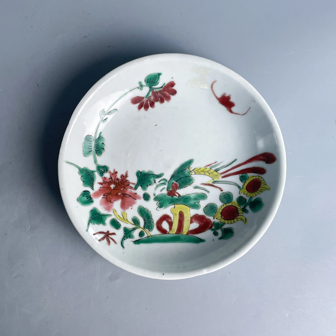 清雍正粉彩花卉纹盘35-M25IK000A28-01
