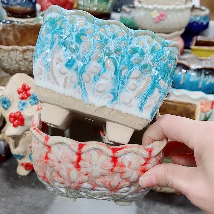 多肉花盆满10元包邮