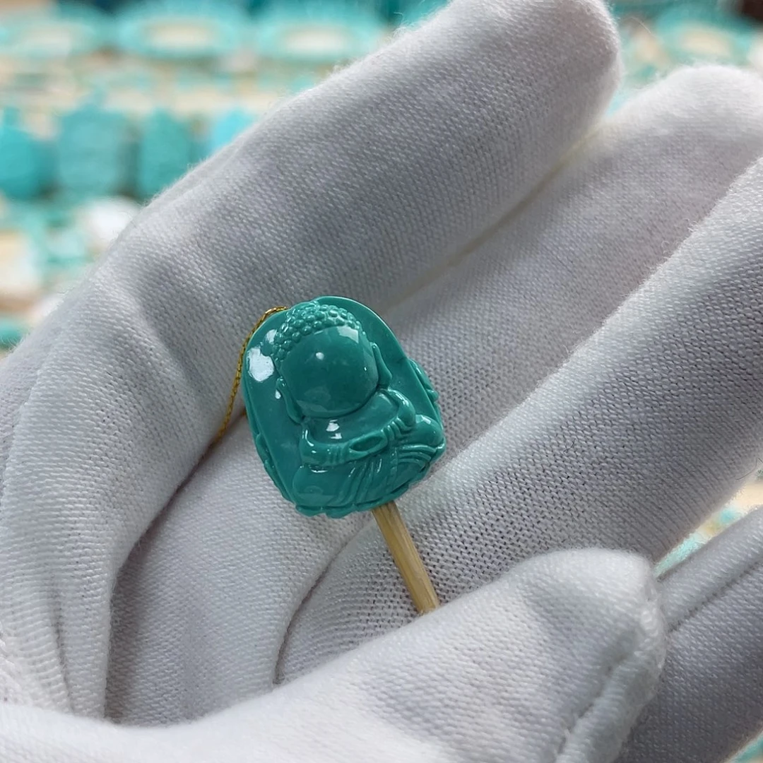 绿松石珠宝奇石未镶嵌