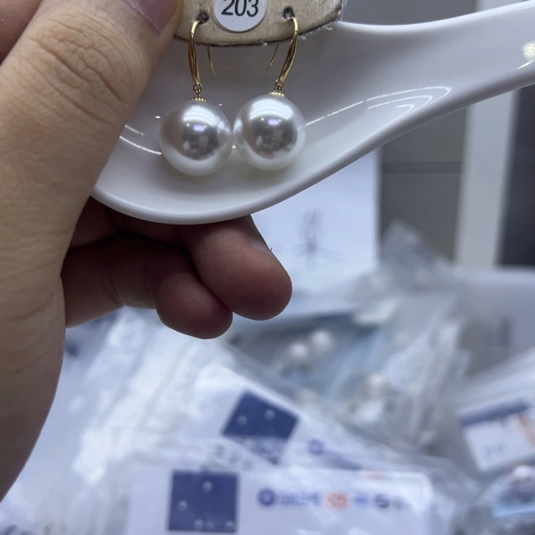 银S925镶嵌戒指淡水珍珠