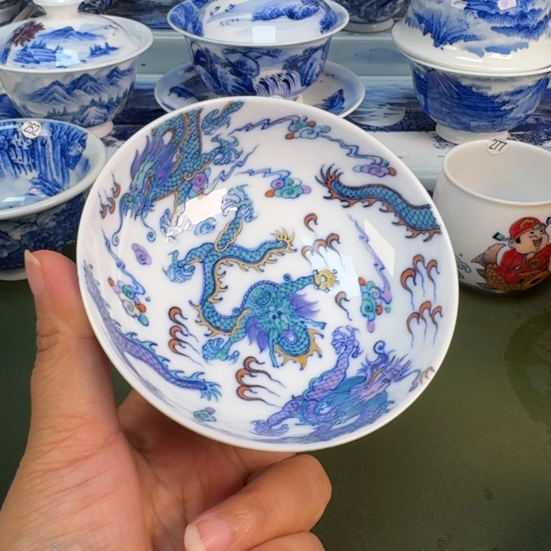 景德镇纯手绘茶具圆圆285