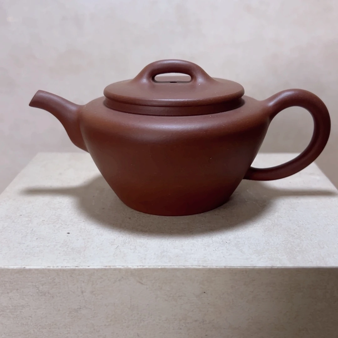 紫砂茶壶折肩清水泥