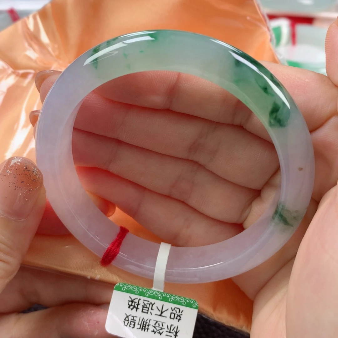 未镶嵌手镯翡翠缅甸天然翡翠58圈