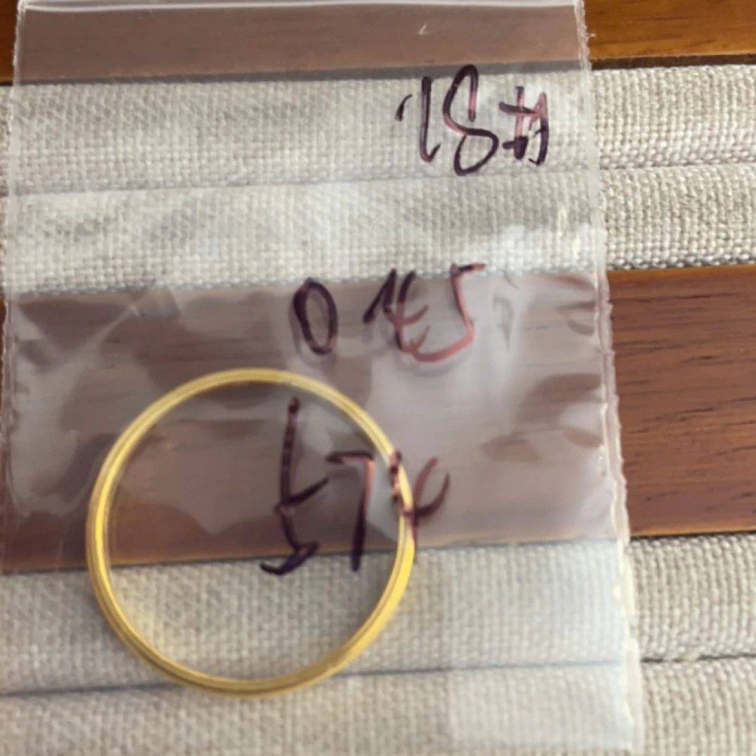 克重0.45 18号 猫眼戒指 足金999