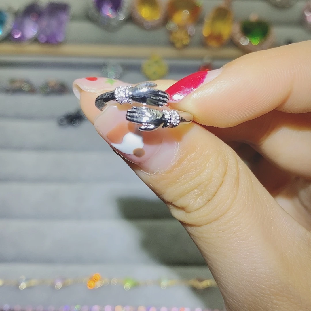 【闪购商品】托帕石耳饰银S925镶嵌