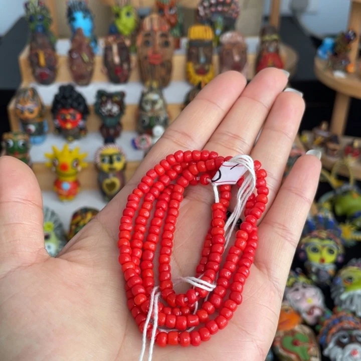 琉璃饰品米珠链子1条