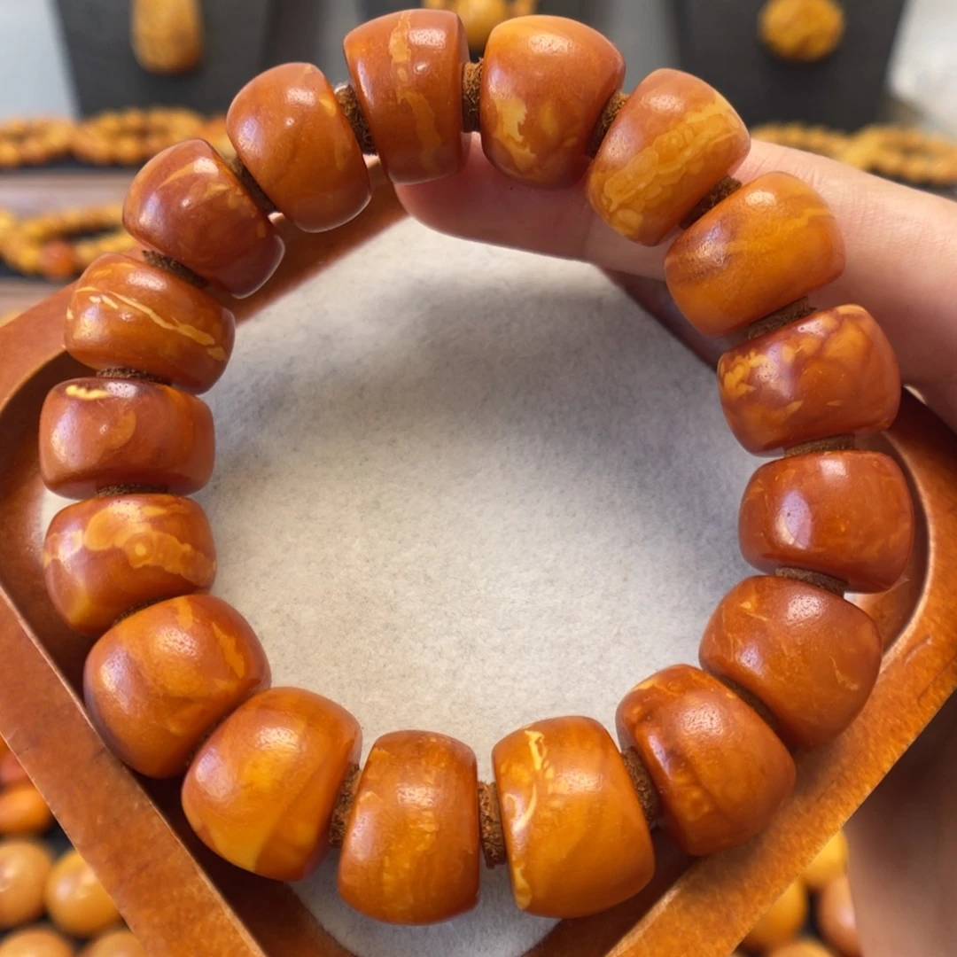 蜜蜡未镶嵌手链蜜蜡