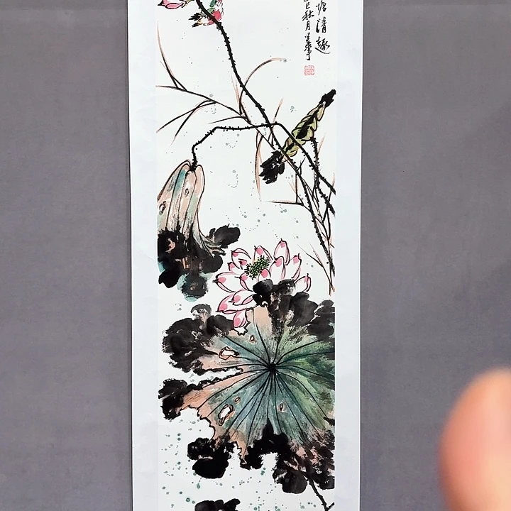 国画亲笔手绘放心去藏