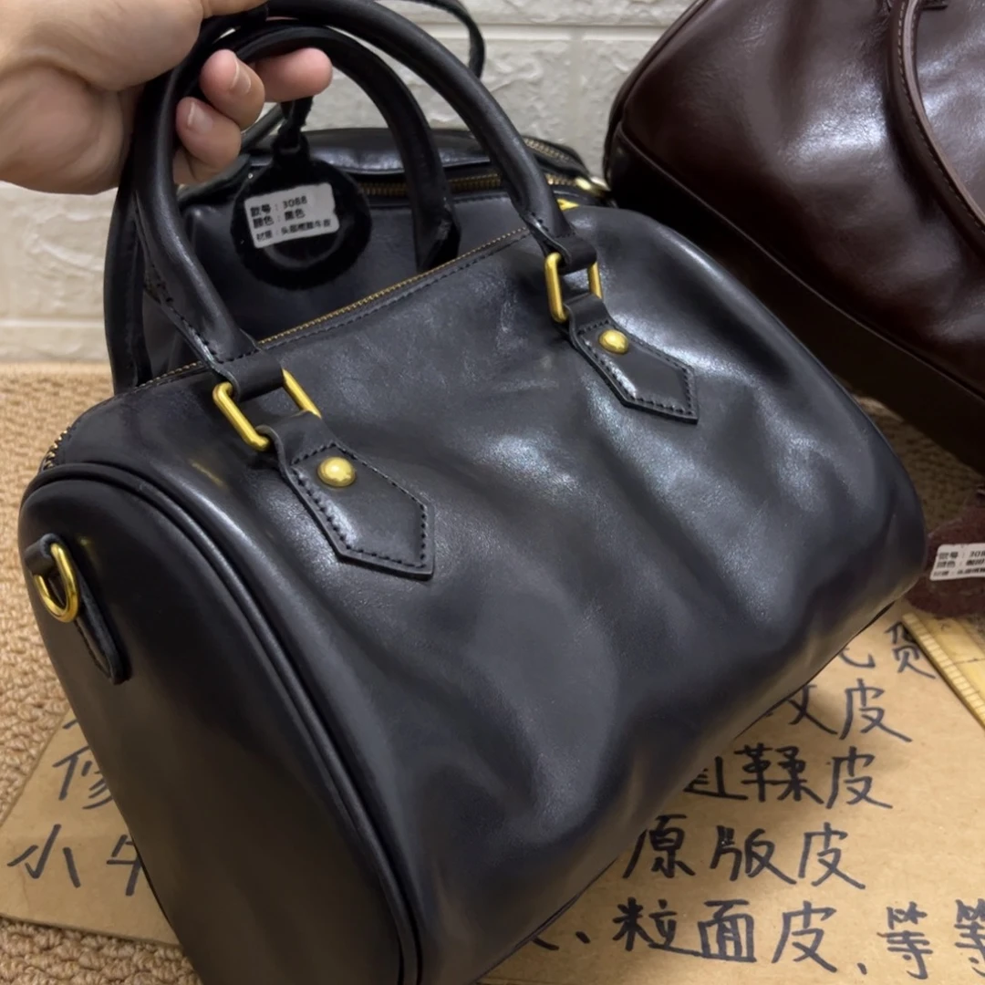 【闪购商品】头层牛皮黑色