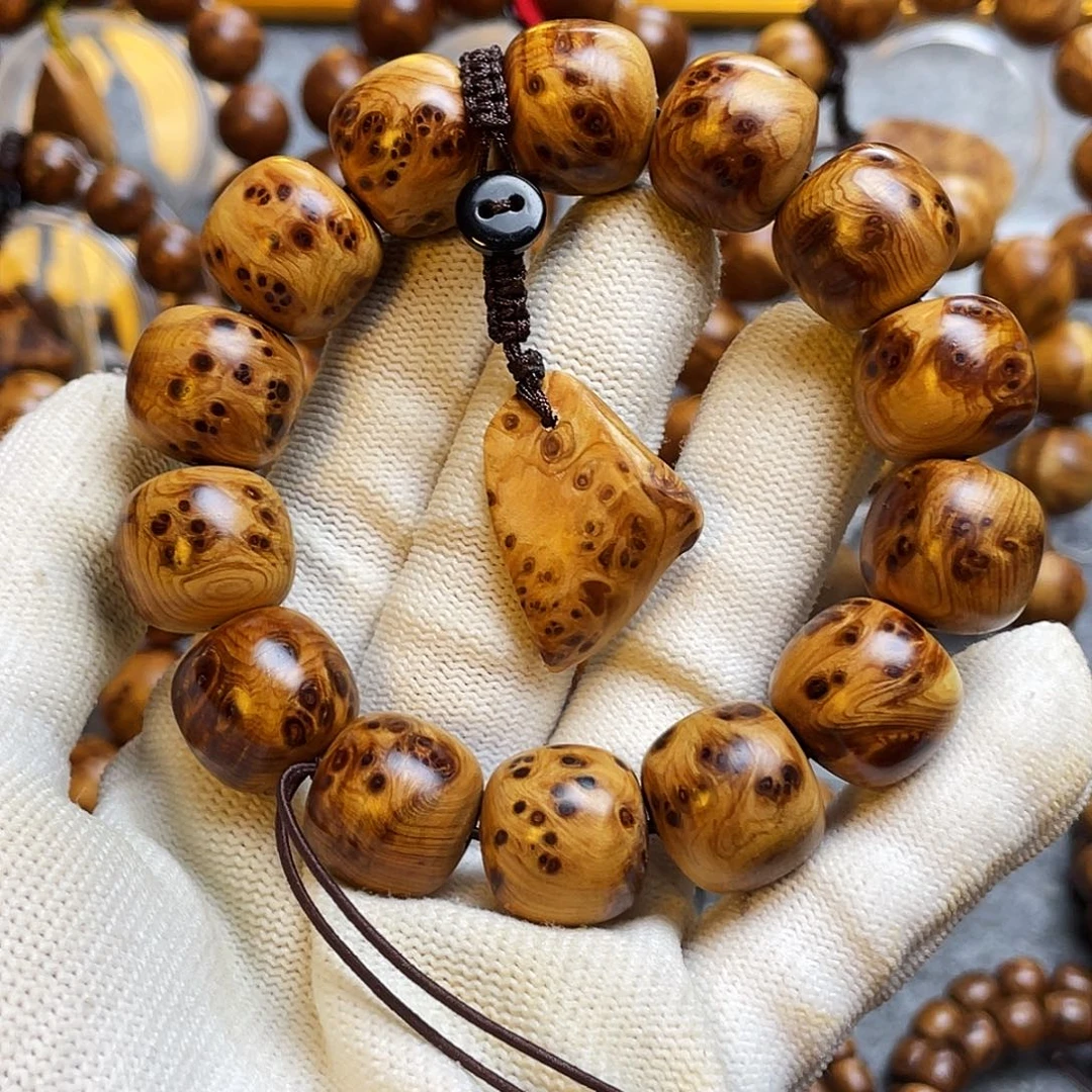 手串/手链柏木太行崖柏陈化16 17老型雀眼瘤疤