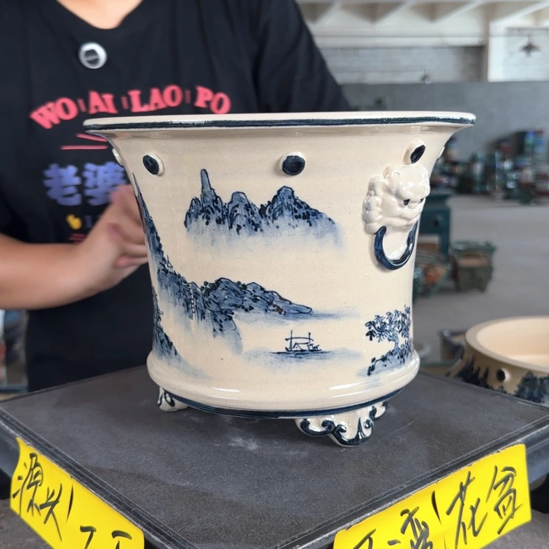 。一风堂石湾花盆 内20*17
