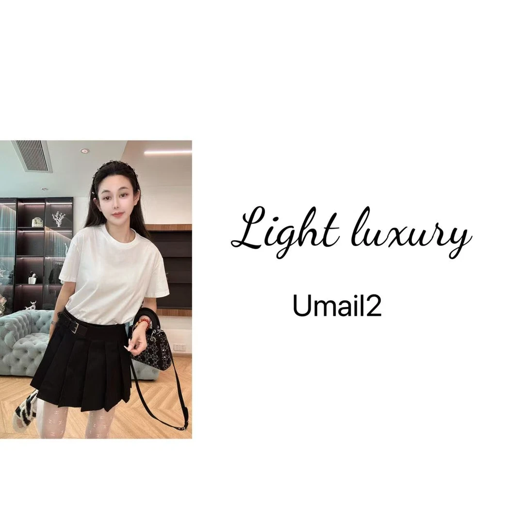 【裙子0032】2025学院风百搭通勤短裙半裙显瘦高腰A字半裙