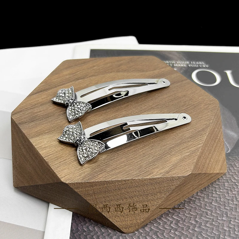 【LXX靓西西】7038 休闲蝴蝶结百搭6.6厘米BB夹一对装