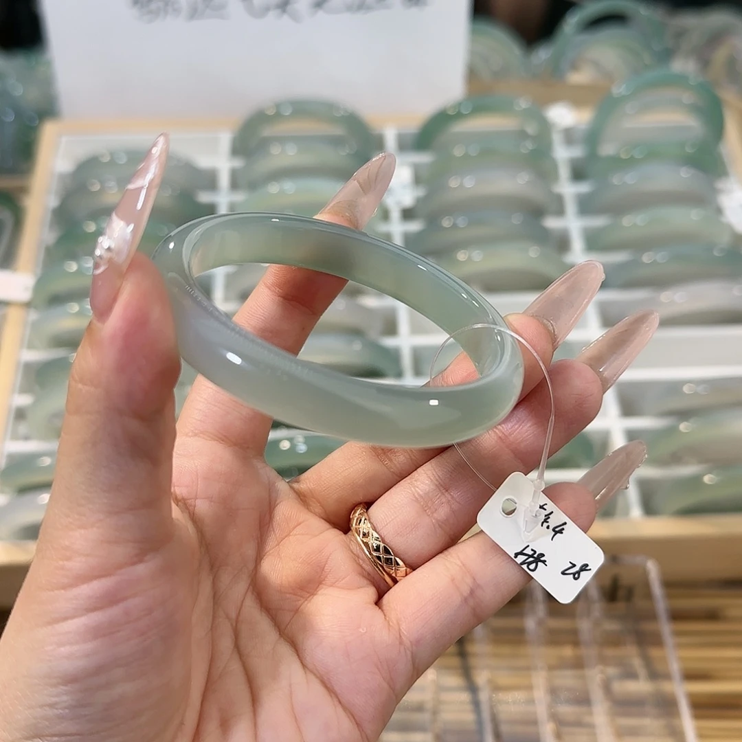 手镯玛瑙/玉髓未镶嵌圈口54.4