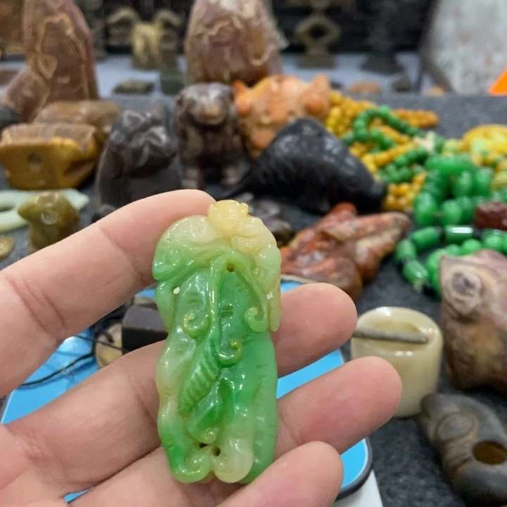 吊坠白玉菩提摆件