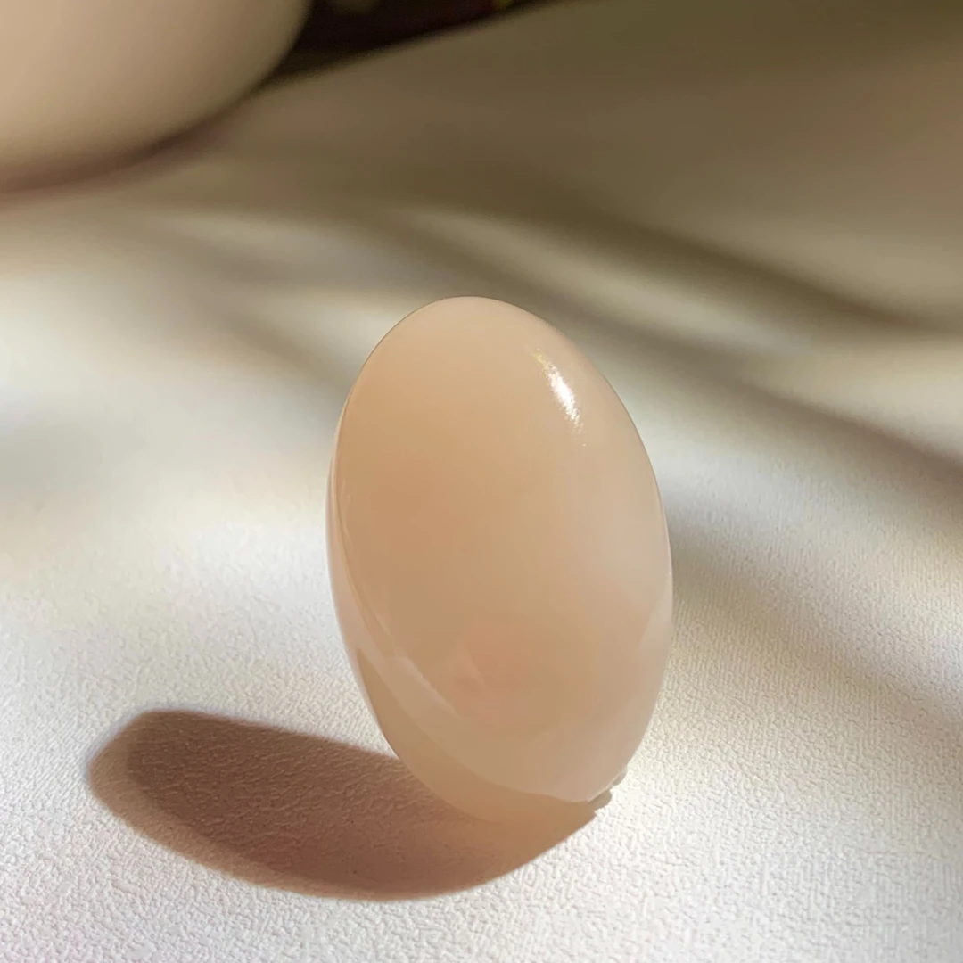 天然和田玉藕粉蛋面（多样性发一）