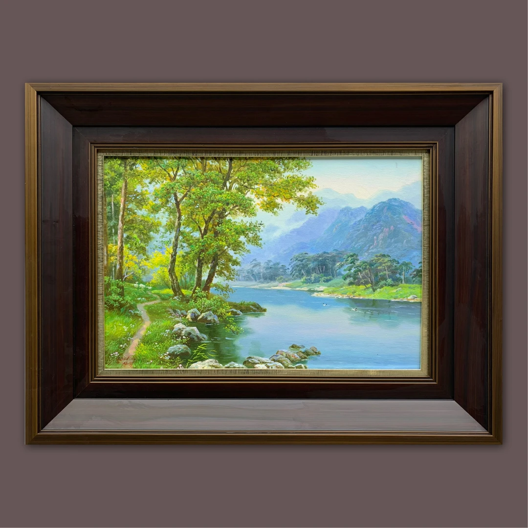 艺弘羽艺术 风景山水油画收藏 带框尺寸53-70cm