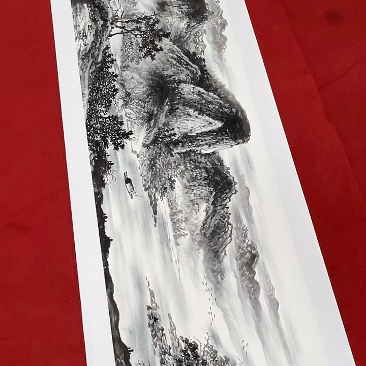 国画国画作品展示会上发表
