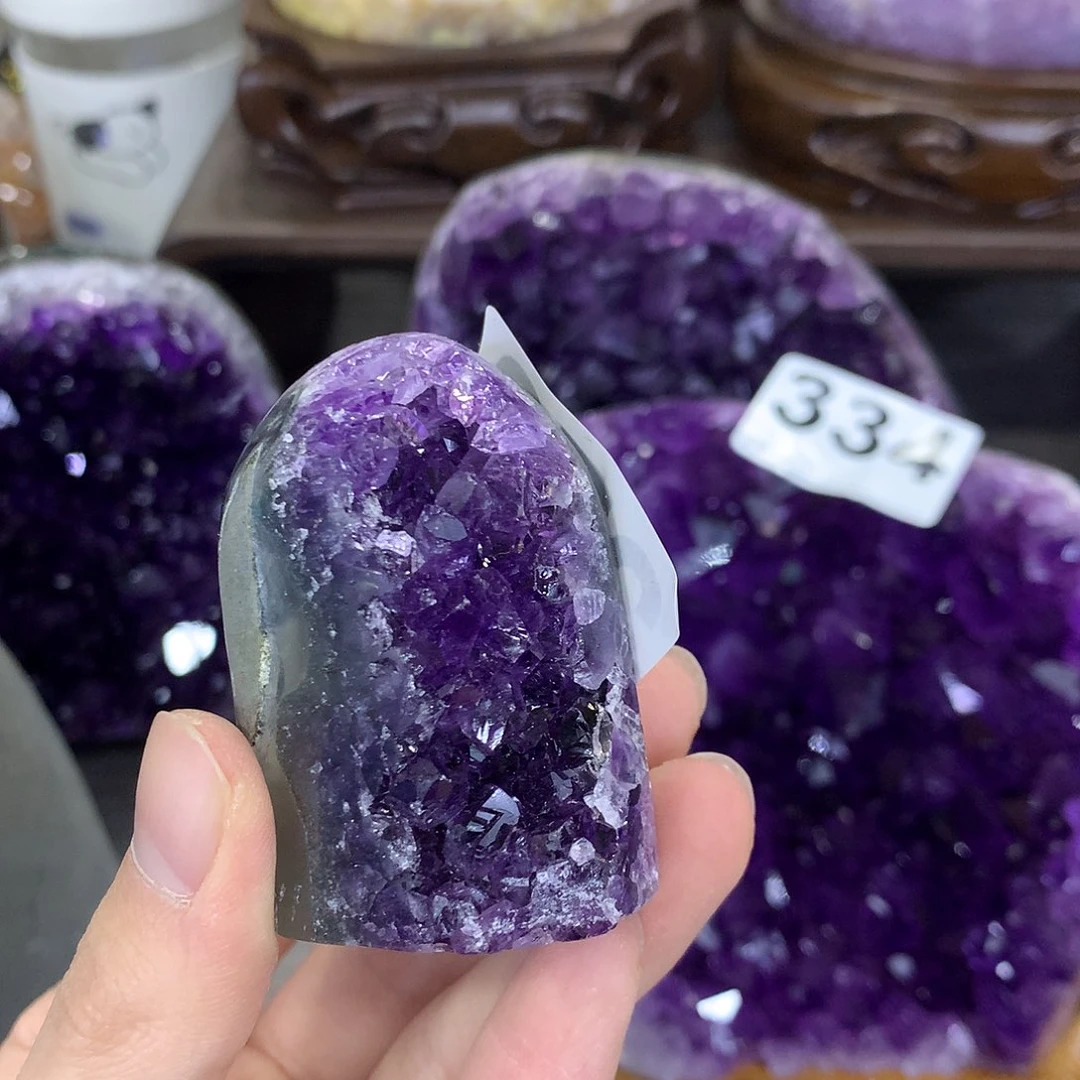 紫晶珠宝半成品未镶嵌270