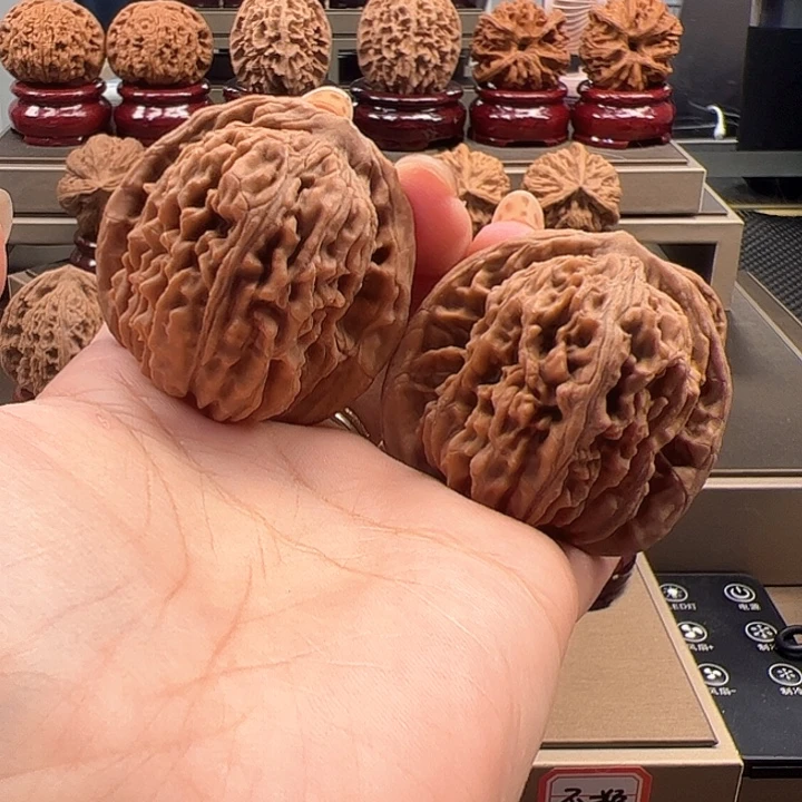 吊坠文玩核桃45 四座楼 b-010