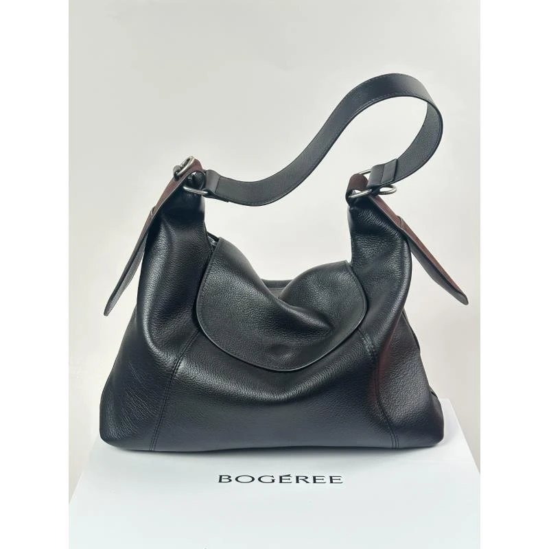 【BOGEREE】 手工高定2025新款女士牛皮单肩手提包DD1187