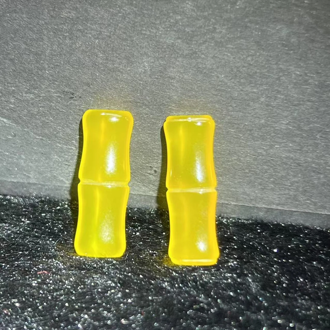 S8275-牛黄宝黄玛瑙竹节吊坠-送礼佳品-配扣头-多样性只发一件