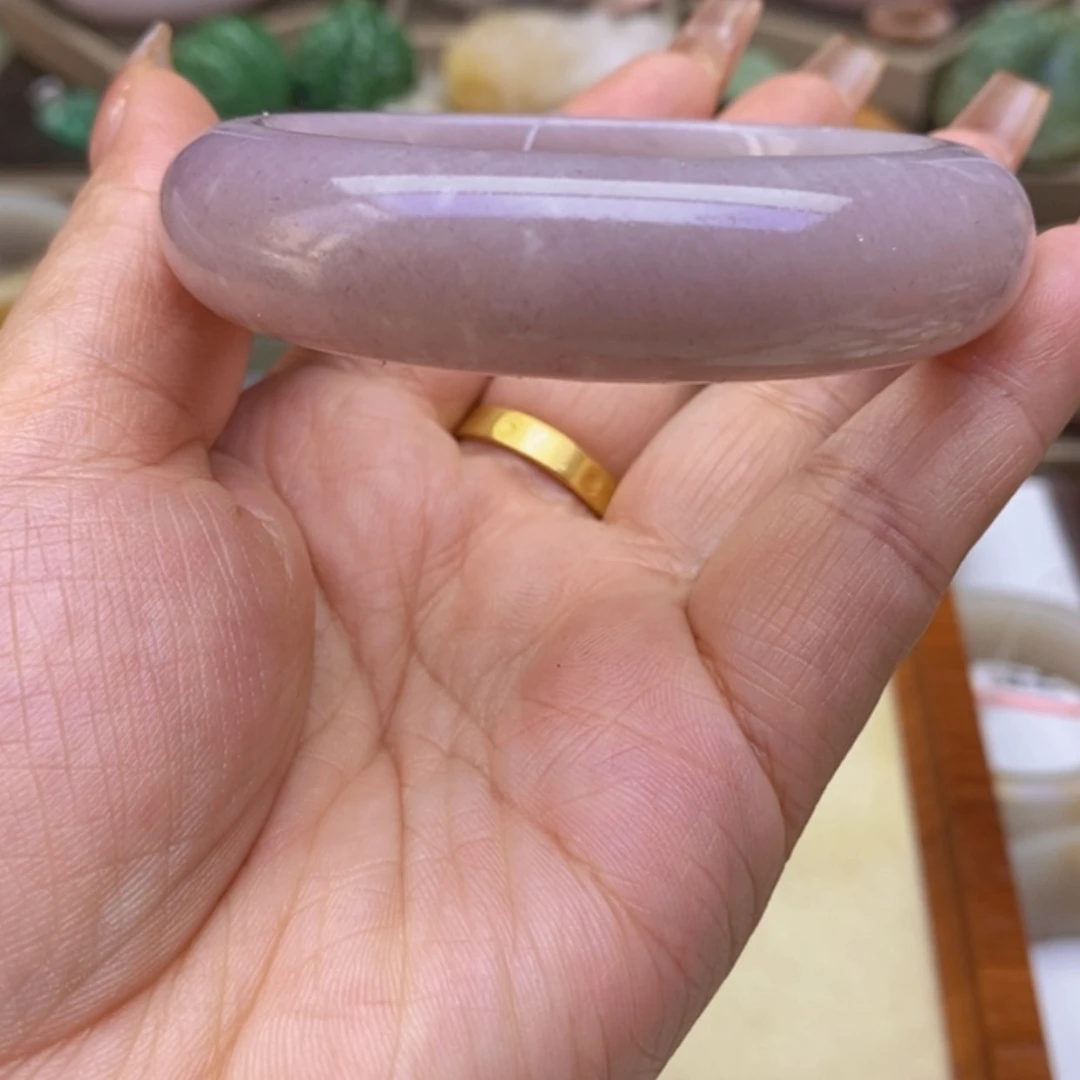 【闪购商品】石英质玉手镯未镶嵌一*字