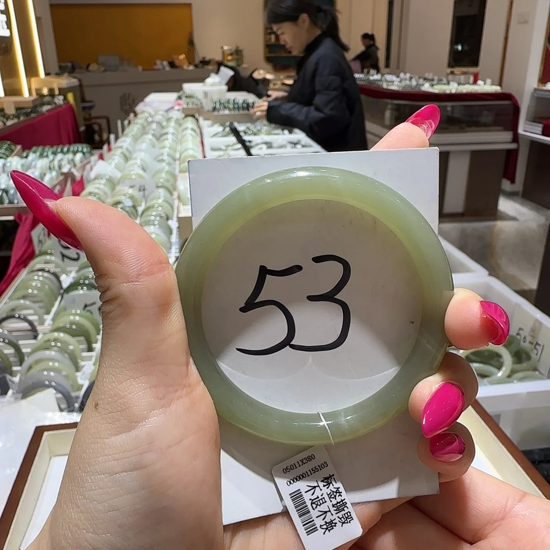 和田玉未镶嵌手镯922