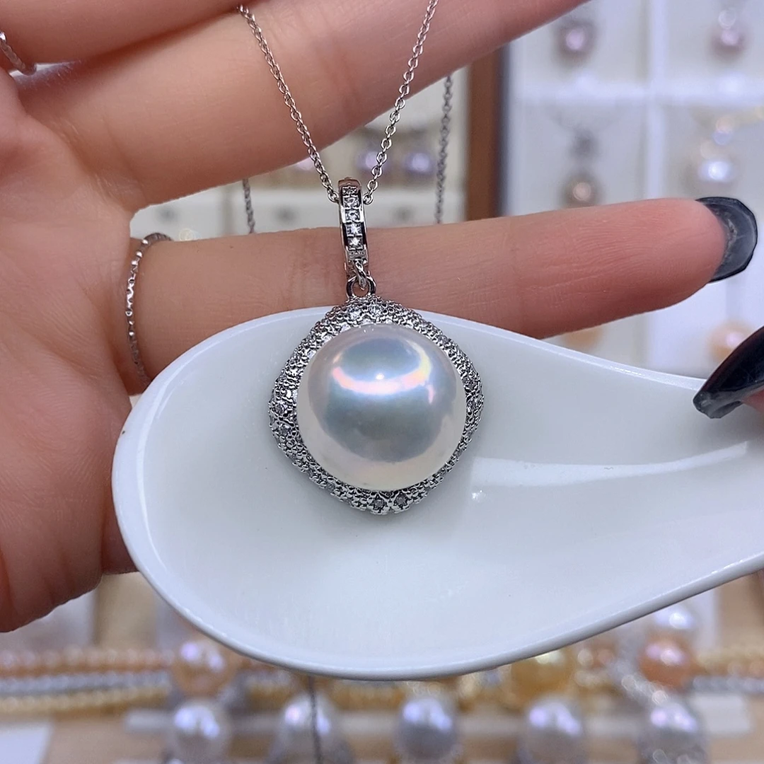 合金颈饰淡水珍珠F