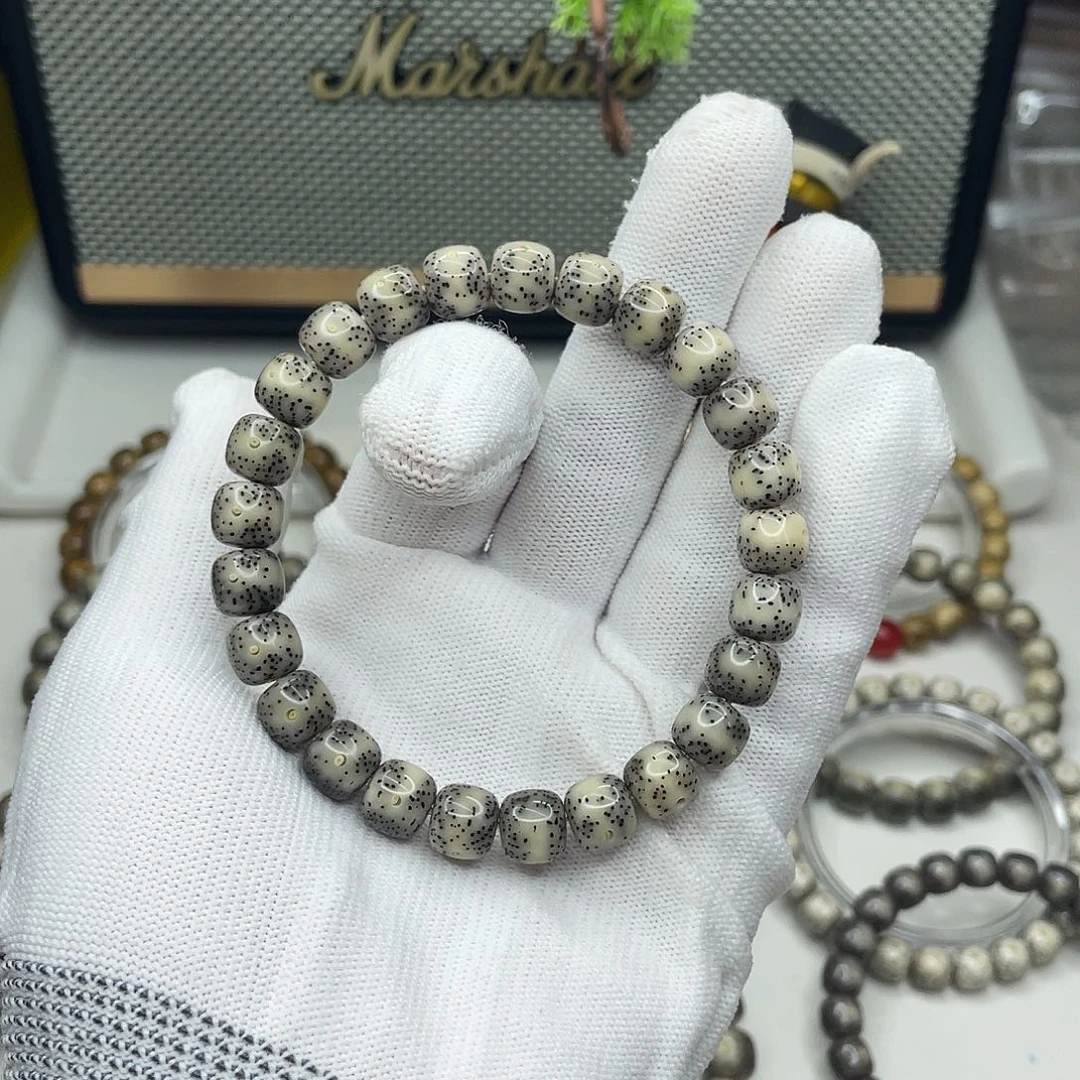 星月菩提手串9mm 横纹一线天