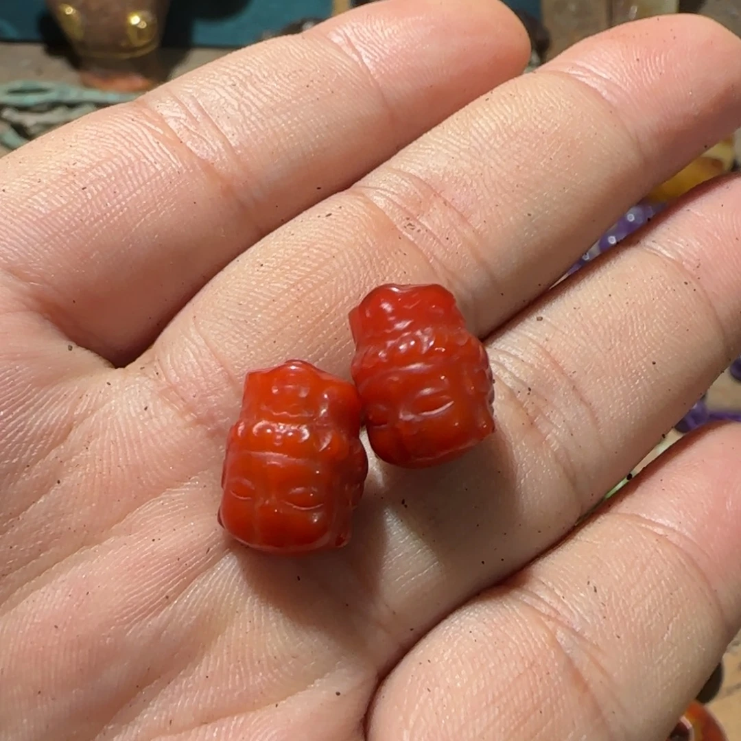 红***哥玛瑙/玉髓未镶嵌颈饰