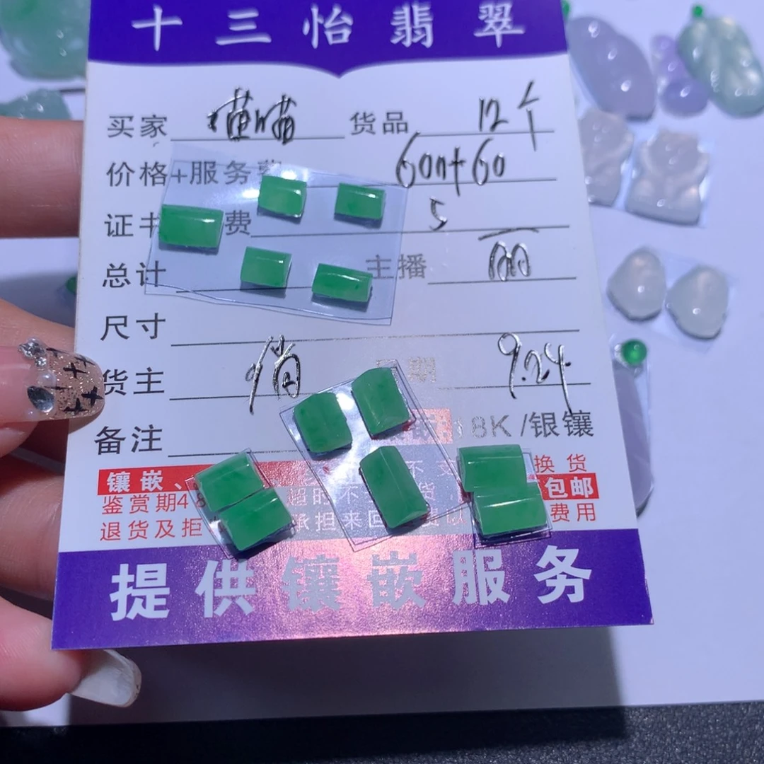 喵***宝翡翠未镶嵌颈饰裸石